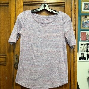 LOFT Multicolor Short Sleeve Tee